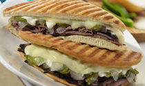 phili steak panini