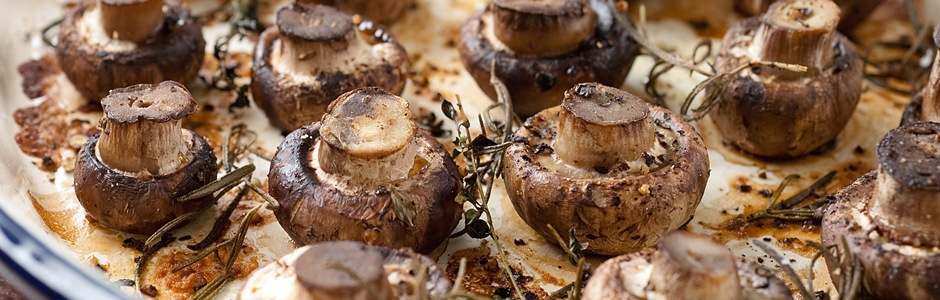 Mashrooms and rosemary pizza